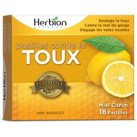 Herbion All Natural Honey Lemon Lozenges 18 Pk 