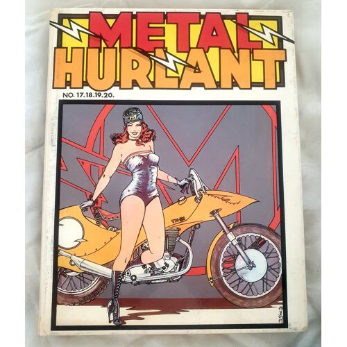 Metal Hurlant * Recueil Mensuel Pour Adultes Numero 5 * Album Comprend Les Numeros 17 A 20 * Edition Originale Humanoides Associes 1977 Cotee