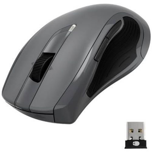 Souris laser 7 touches "MW-900 V2", gris foncé