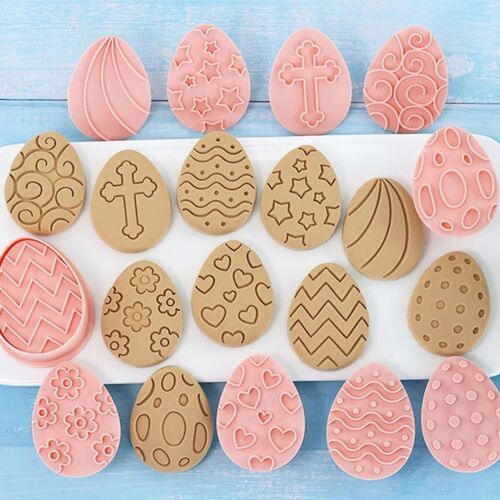 Moules À Biscuits En Plastique, 10 Pièces/Ensemble, Diy, Dessins Animés, Emporte-Pièces, Tampons À Biscuits, Outils De Décoration