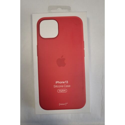 IPHONE 13 SILICONE CASE MAGSAFE RED
