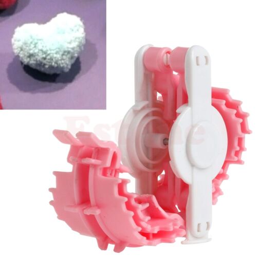 Machine À Pompon En Forme De Coeur Et De Fleur, Tissage De Boules, Pour Bébé, Outil De Tricot Craf, Petite Aiguille, Bricolage De Laine, Artisanat