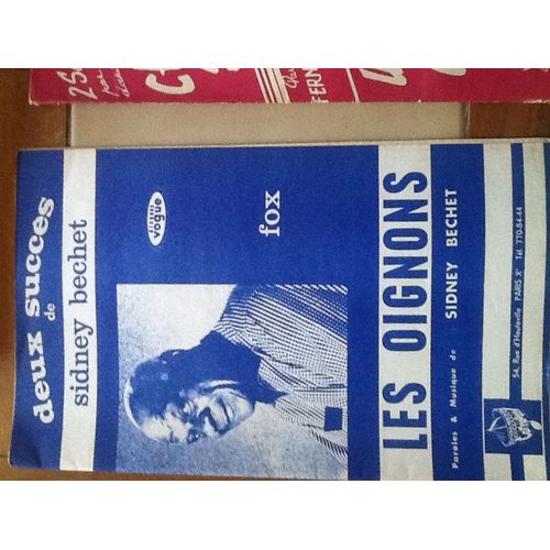 Deux Succès De Sidney Bechet  Les Oignons Le Marchand De Poissons