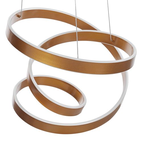 Lampe Suspension Wanli Métal Doré