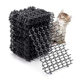 Tapis De Jardin Anti-Chat En Plastique Avec Pointes, Bandes D'épaisseur De Polymères Répulsifs, Garde Les Chats À Distance, Accessoires De Protection De Jardin, Chiens