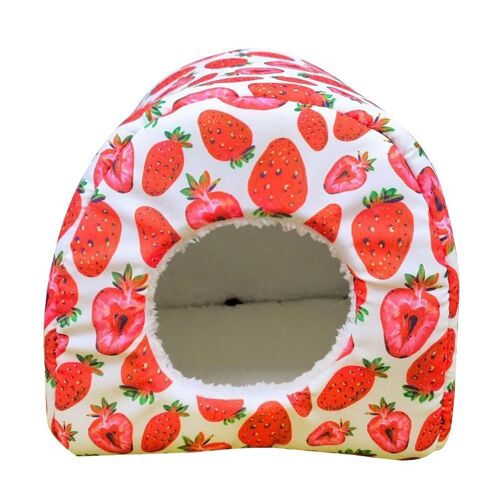 Hamac Pour Oiseaux, Abri De Grotte, Petite Cage Chaude Pour Animaux De Compagnie, Tente Pour Cockatiels, Impression De Fruits