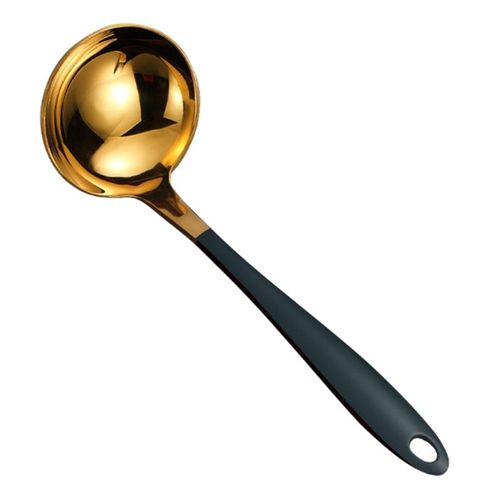 Cuillère À Soupe Nordique En Acier Inoxydable, Louche Fendue, Passoire Avec Longue Poignée Colorée Mate Pour Le Service De Hotpot De Cuisine