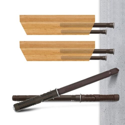 Étagère flottante à clous 6x, panneau mural d'extension, broches de fixation, pièces invisibles, panneau de séparation, clous pour étagère fine