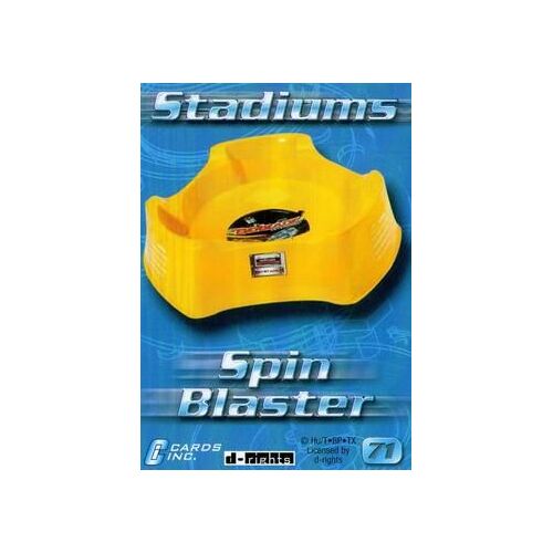 Blizzard Bowl - Spin Blaster Carte N°71 Vo Stadiums Recto Verso