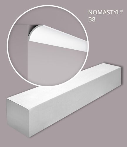 NMC B8-box NOMASTYL Noel Marquet 1 carton 28 pièces Corniche design intemporel classique blanc | 56 m