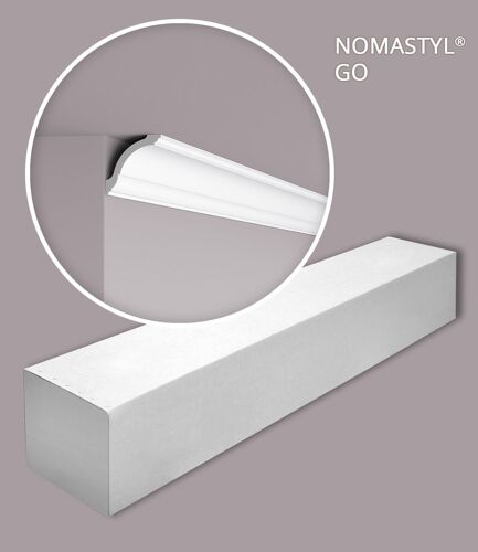 NMC GO-box NOMASTYL Noel Marquet 1 carton 26 pièces Corniche design moderne blanc | 52 m