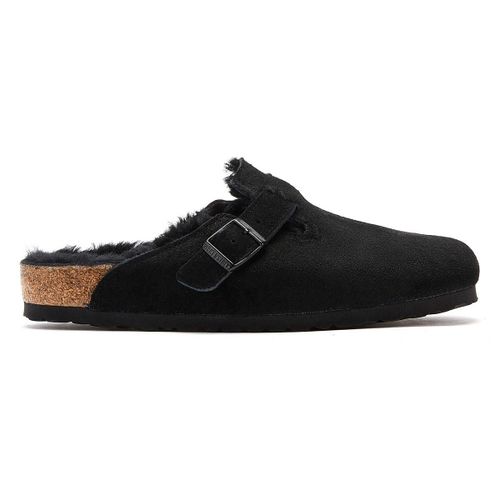 Birkenstock Boston Shearling Sandales Noires