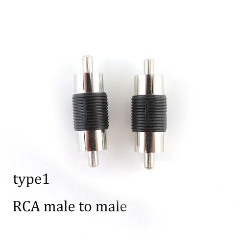 Répartiteur de connecteur RCA mâle femelle, adaptateur audio vidéo AV, prise T, RCA 2, 3 voies, ange droit, a1, q1, 2 pièces, 600 vers 2rca, 3rca