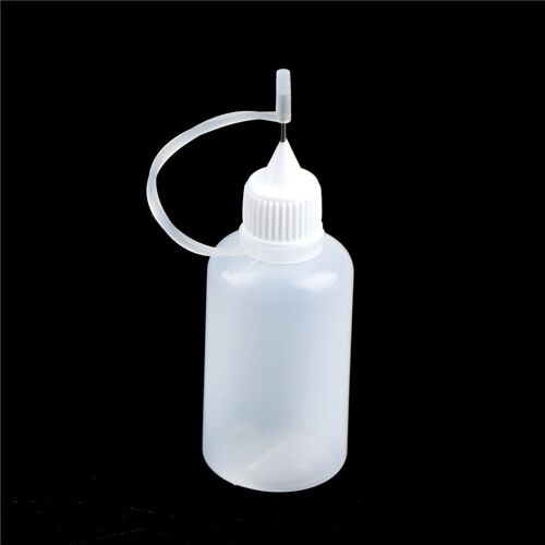 Applicateur De Colle En Plastique Fait À La Main, Bouteille À Presser À Aiguille Réutilisable Pour Le Quilling Du Papier, Outil Artisanal De Bricolage Pour Scrapbooking, 30ml, 1 Pièce