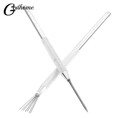 Ensemble D'outils De Poterie Et D'argile De Style Bergame, Brosse En Céramique, 1 X Broche De Plume + 1 X Fil Pro Illac