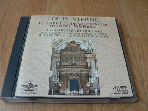 Louis Vierne - Carillon De Westminster 3ème Symphonie - Houbart (Pierre Verany) - Cd Album