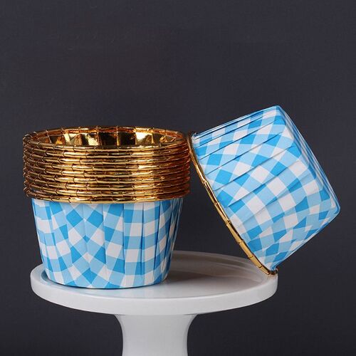 Doublures De Cupcake 6 Couleurs, 50 Pièces/Paquet, Emballages De Gâteaux, Tasse De Cuisson, Étui, Gobelets En Papier, Outils De Pâtisserie, Fournitures De Fête