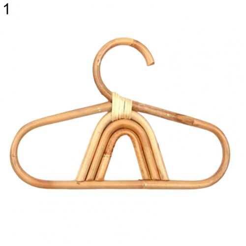Cintre pratique en rotin pour enfants, vêtements robustes, manteau et pull, gain de place, T1