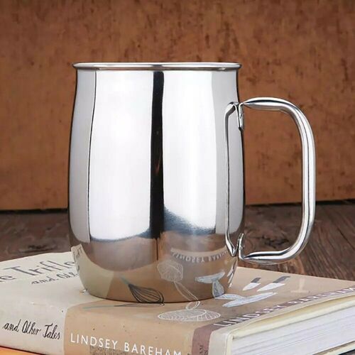 Tasse À Café Portable Avec Revêtement En Acier Inoxydable, Tasse À Thé, Tasse À Eau, Emboutecroisement À Oreille, Tasse À Bière, Tasse De Voyage, 1000ml