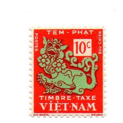 Vietnam - 1 Timbre Taxe Neuf- Faciale 10c