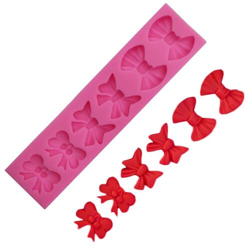 Moule À Gâteau En Forme De Noeud Papillon 3d, En Silicone, Rectangulaire, Pour Savon, Crème, Chocolat, Pâtisserie, Diy