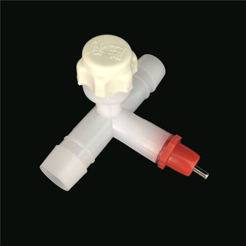 Raccord En Té Avec Écrou De Fixation | Fixé Sur La Cage À Oiseaux, Abreuvoirs De Poulet, Équipement De Ferme, Fournitures D'alimentation D'oiseaux 30 Pièces