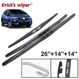 Erick ? Kit D'essuie-Glace Avant Et Arrière, Pour Honda Fit Jazz Mk2 Mk3 2009 ? 2020, Kit De Balais D'essuie-Glace De Pare-Brise 26 \""+ 14\"" + 14\""