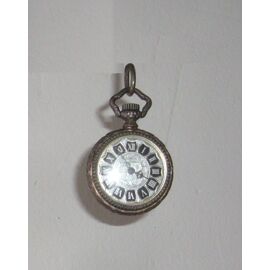 Montre De Gousset Ancienne En Argent Massif Fin 19e Siècle - Mécanique Manuelle - Ne Fonctionne Pas - France