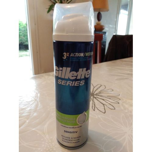 Mousse À Raser Gillette Peau Sensible 