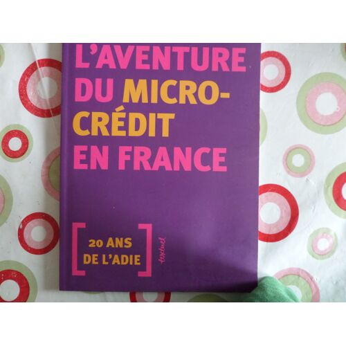 L  Aventure  Du  Micro  Credit  En  France -20  Ans  De  L  Adie / 2008 