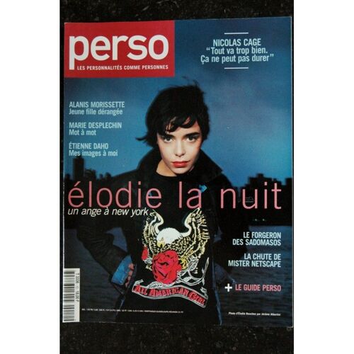 Perso 1998 11 N° 10 Elodie Bouchez Cover + 8 P. - Gwyneth Paltrow Philippe Stark Faudel Tarkan Alain Chabat Ardisson Alanis