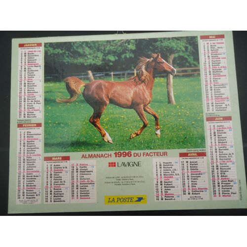 Almanach Du Facteur 1996-Département 24(Dordogne)