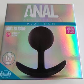 Anal Adventures Platinum - Plug En Silicone Vibra