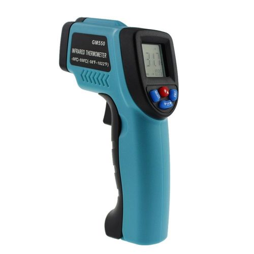 Thermomètre Laser Infrarouge Numérique Sans Contact,-50   550c 1022f, Pistolet De Température Ir, Pyromètre Industriel Gm550 Ir Laser C/F
