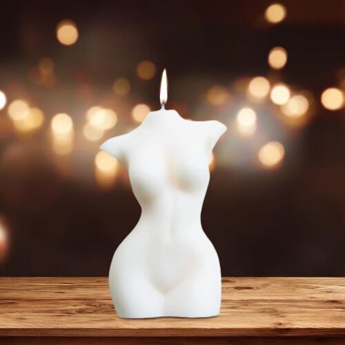 Bougie parfumée en cire de soja pour femme, produit de Relaxation, couleur blanche