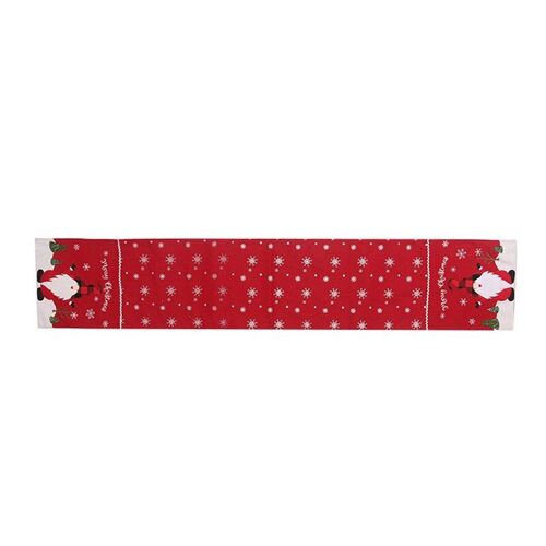 Chemin De Table Brodé Sans Visage Pour Personnes Âgées, Nappe Flocon De Neige, Napperon De Table Basse De Noël De Style Européen Créatif