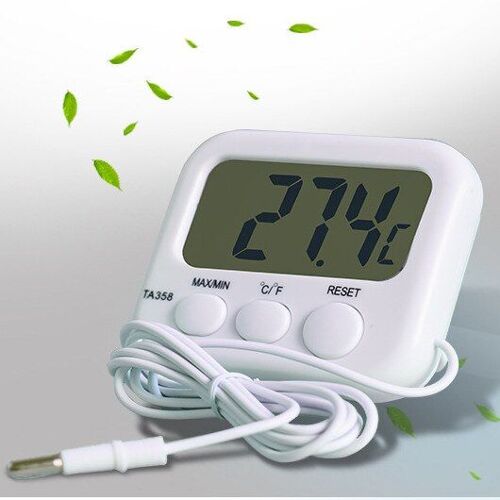 Station debout Mini LCD thermomètre numérique avec sonde capteur piscine réfrigérateur réservoir d'eau avec câble 1.5M