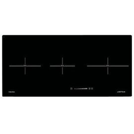 Airlux ATI83BK - Table de cuisson à induction - 3 plaques de cuisson - Niche - largeur : 76 cm - profondeur : 34 cm - sans cadre - verre noir