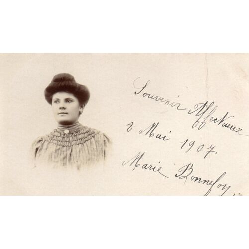 Carte Postale Photo Vintage De 1907- Auteur Inconnu