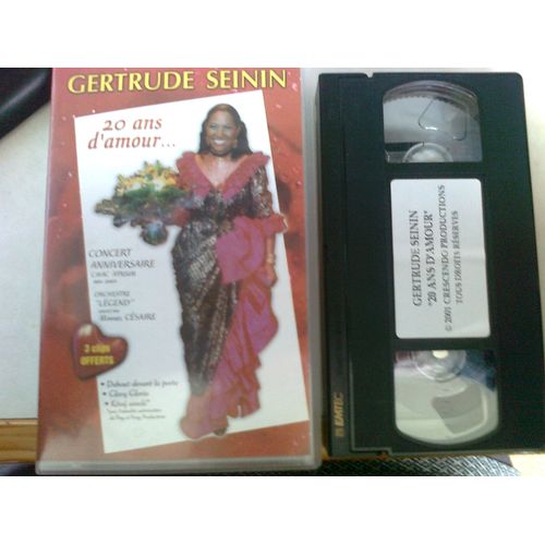 Cassette Vidéo Vhs - Gertrude Seinin - 20 Ans D'Amour...