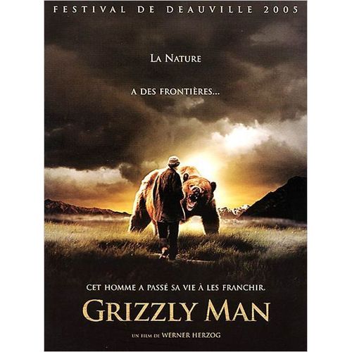 Grizzly Man - Véritable Affiche De Cinéma - Format 120x160 - De & Avec Werner Herzog Avec Timothy Treadwell, Amie Huguenard - 2005