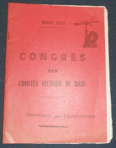 Congrès Des Comités Vietnam De Base - Rapports Des Commissions