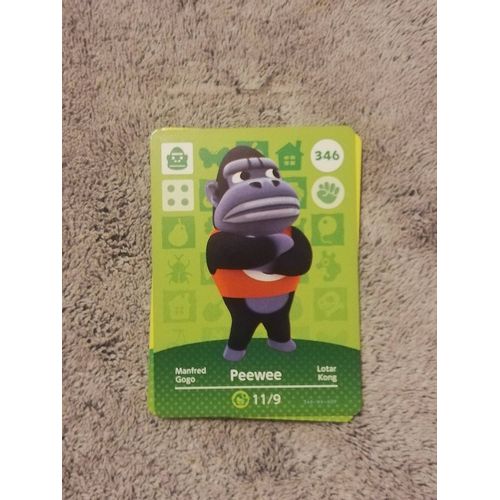 Carte Amiibo Animal Crossing 346 Gogo