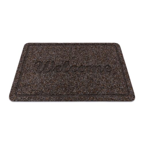 40x60 Cm Doormate Anti-Deslizamento Welcome 7097 Exterior, Interior Em - Castanho
