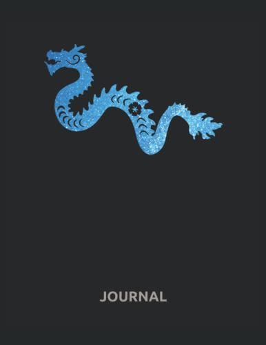 Journal: Chinese Zodiac Dragon, Aesthetic Notebook With 26 Pages Yearly And Monthly Planner For Two Years, 170 Dotted Pages For Notes, 8.5" X 11"