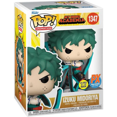 Figurine Funko Pop - My Hero Academia N°1347 - Izuku Midoriya - Glow In The Dark (68632)