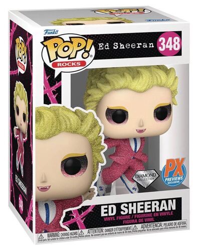 Figurine Funko Pop - Ed Sheeran N°348 - Ed Sheeran (Bad Habits) - Diamant (71047)