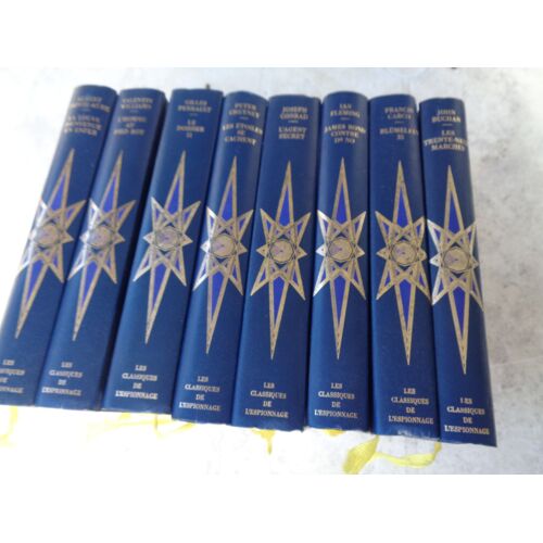 Lot 7 Romans "Les Classiques De L'espionnage" - Edito Service 1973