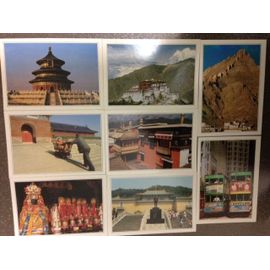 Lot De 8 Cartes Postales D'asie