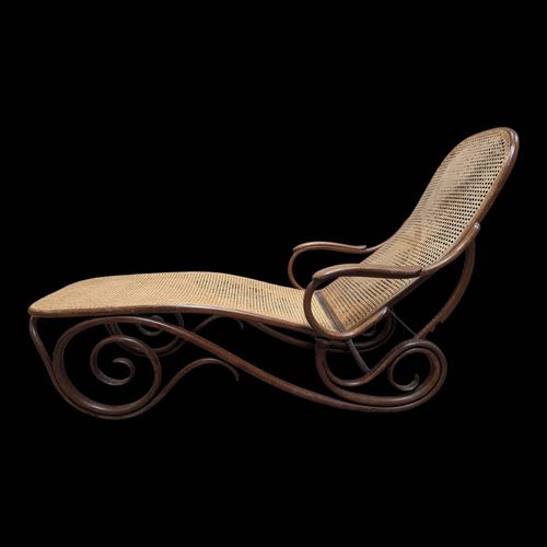 Chaise Longue 1900 Bois Courb Bois